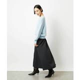 ミモレ丈チェック柄Aラインスカート | MICHEL KLEIN | 詳細画像10 