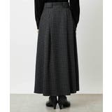 ミモレ丈チェック柄Aラインスカート | MICHEL KLEIN | 詳細画像13 