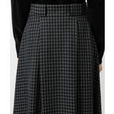 ミモレ丈チェック柄Aラインスカート | MICHEL KLEIN | 詳細画像14 