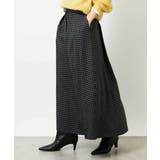 ミモレ丈チェック柄Aラインスカート | MICHEL KLEIN | 詳細画像3 