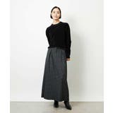 ミモレ丈チェック柄Aラインスカート | MICHEL KLEIN | 詳細画像8 