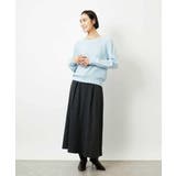 ミモレ丈チェック柄Aラインスカート | MICHEL KLEIN | 詳細画像9 