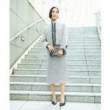 [セットアップ対応]ファンシーツイードタイトスカート | MICHEL KLEIN | 詳細画像7 