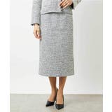 [セットアップ対応]ファンシーツイードタイトスカート | MICHEL KLEIN | 詳細画像8 