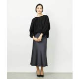 [コージーボトム]ヴィンテージサテンスカート | MICHEL KLEIN | 詳細画像22 