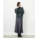 [コージーボトム]ヴィンテージサテンスカート | MICHEL KLEIN | 詳細画像33 