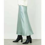 [コージーボトム]ヴィンテージサテンスカート | MICHEL KLEIN | 詳細画像6 