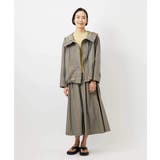 [セットアップ対応/コージーボトム]ライトギャザースカート | MICHEL KLEIN | 詳細画像12 