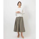 [セットアップ対応/コージーボトム]ライトギャザースカート | MICHEL KLEIN | 詳細画像17 