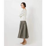 [セットアップ対応/コージーボトム]ライトギャザースカート | MICHEL KLEIN | 詳細画像20 