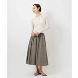 [セットアップ対応/コージーボトム]ライトギャザースカート | MICHEL KLEIN | 詳細画像24 