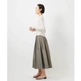 [セットアップ対応/コージーボトム]ライトギャザースカート | MICHEL KLEIN | 詳細画像25 
