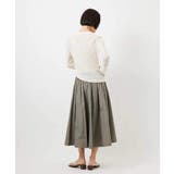 [セットアップ対応/コージーボトム]ライトギャザースカート | MICHEL KLEIN | 詳細画像26 