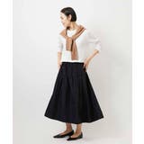 [セットアップ対応/コージーボトム]ライトギャザースカート | MICHEL KLEIN | 詳細画像43 