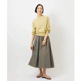 [セットアップ対応/コージーボトム]ライトギャザースカート | MICHEL KLEIN | 詳細画像7 