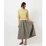 [セットアップ対応/コージーボトム]ライトギャザースカート | MICHEL KLEIN | 詳細画像9 