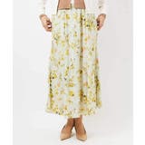 フラワープリントセミマーメイドスカート | MICHEL KLEIN | 詳細画像10 