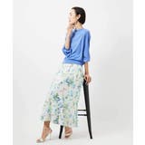 フラワープリントセミマーメイドスカート | MICHEL KLEIN | 詳細画像19 