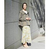 フラワープリントセミマーメイドスカート | MICHEL KLEIN | 詳細画像5 