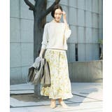 フラワープリントセミマーメイドスカート | MICHEL KLEIN | 詳細画像7 