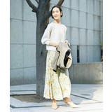 フラワープリントセミマーメイドスカート | MICHEL KLEIN | 詳細画像9 