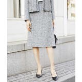 [セットアップ対応]ファンシーツイードセミタイトスカート | MICHEL KLEIN | 詳細画像16 