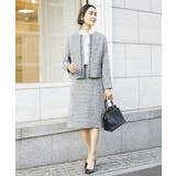 [セットアップ対応]ファンシーツイードセミタイトスカート | MICHEL KLEIN | 詳細画像18 