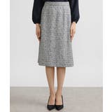 [セットアップ対応]ファンシーツイードセミタイトスカート | MICHEL KLEIN | 詳細画像6 