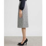 [セットアップ対応]ファンシーツイードセミタイトスカート | MICHEL KLEIN | 詳細画像7 