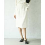 アイボリー(80) | ストレッチタイトスカート | MICHEL KLEIN