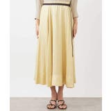 レザーライクサテンフレアスカート | MICHEL KLEIN | 詳細画像15 