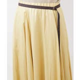 レザーライクサテンフレアスカート | MICHEL KLEIN | 詳細画像19 