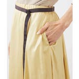 レザーライクサテンフレアスカート | MICHEL KLEIN | 詳細画像20 