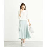 【洗える】キュプラフィブリルマーメイドスカート | MICHEL KLEIN | 詳細画像11