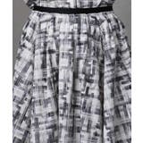 [セットアップ対応]かすれチェック柄ギャザースカート | MICHEL KLEIN | 詳細画像15 