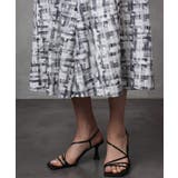 [セットアップ対応]かすれチェック柄ギャザースカート | MICHEL KLEIN | 詳細画像17 