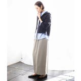 [リラックスボトム]ダルサテン Iラインスカート | MICHEL KLEIN | 詳細画像14 