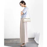 [リラックスボトム]ダルサテン Iラインスカート | MICHEL KLEIN | 詳細画像31 