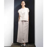 [リラックスボトム]ダルサテン Iラインスカート | MICHEL KLEIN | 詳細画像33 