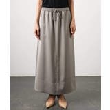 [リラックスボトム]ダルサテン Iラインスカート | MICHEL KLEIN | 詳細画像39 