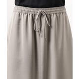 [リラックスボトム]ダルサテン Iラインスカート | MICHEL KLEIN | 詳細画像42 