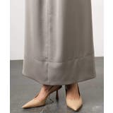 [リラックスボトム]ダルサテン Iラインスカート | MICHEL KLEIN | 詳細画像44 