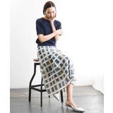 [セットアップ対応]チェック柄タックフレアスカート | MICHEL KLEIN | 詳細画像20 