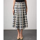 [セットアップ対応]チェック柄タックフレアスカート | MICHEL KLEIN | 詳細画像21 