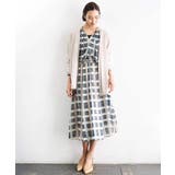 [セットアップ対応]チェック柄タックフレアスカート | MICHEL KLEIN | 詳細画像7 