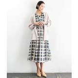 [セットアップ対応]チェック柄タックフレアスカート | MICHEL KLEIN | 詳細画像9 