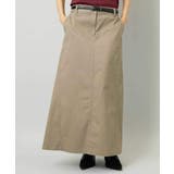 カーキベージュ | [セットアップ対応]チノAラインスカート | MICHEL KLEIN