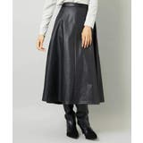 フェイクレザーフレアスカート | MICHEL KLEIN | 詳細画像3 