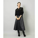 フェイクレザーフレアスカート | MICHEL KLEIN | 詳細画像7 