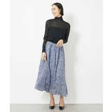 レオパードプリントタックフレアースカート(オリジナルプリント) | MICHEL KLEIN | 詳細画像10 